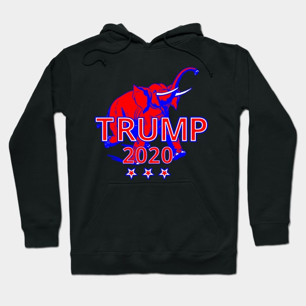 Trump elephant Hoodie by hipop